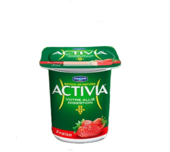 Yaourt aromatis? Activia – Fraise – 100g