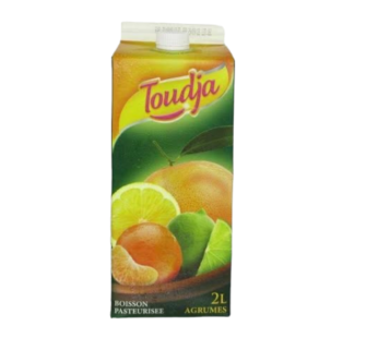 Boisson fruit?e Toudja – Agrumes – paqu.2L