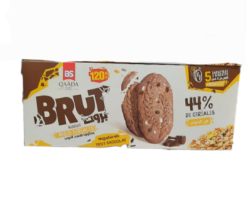 Biscuits multi c?r?ales BRUT Qaada – Tout Chocolat – 44% de c?r?ales