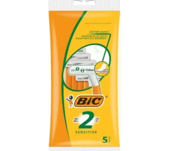 Rasoirs jetables BIC 2 – sensitive – 5 pcs