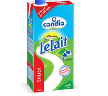 Lait entier Candia – 1L