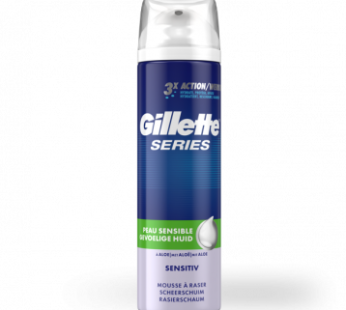 Mousse de rasage Gillette Series – Peaux sensibles- 200ml