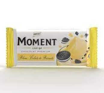 Chocolat Moment – Blanc ?clats de biscuits – 95g