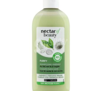 Shampooing purifiant Nectar of Beauty – au th? vert et ? l?argile – cheveux ? tendance grasse – 400ml