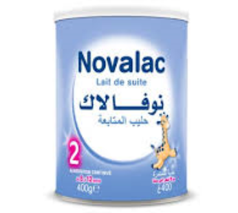 Lait Novalac – 2?me age – 6 ? 12 mois – 400g