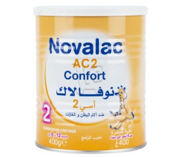 Lait Novalac AC 2 Confort – 2?me age – 6 ? 12 mois – 400g