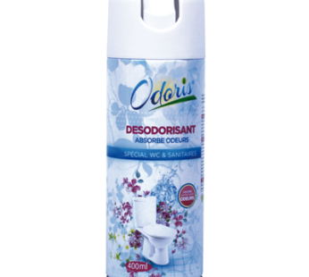 D?sodorisant – Odoris – Sp?cial sanitaires – blanc – 400ml