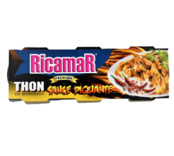 Thon en sauce piquante Ricamar – 65g x 3