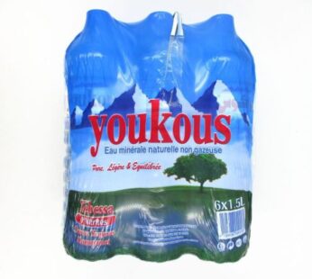 Eau minèrale Youkous – 1.5L x 6